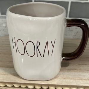 New Rae Dunn HOORAY Coffee Mug